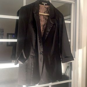 Charlotte Russe Black blazer— size L- never worn!!